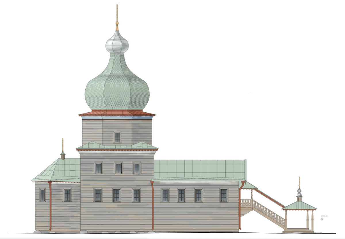 Гридинская, Никольская церковь 1790‑го года